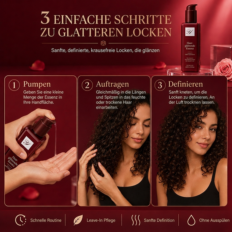 💆 Leave-In-Conditioner: 9 Pflanzenextrakte, glättet Frizz, Parfümqualität, 100/200ml