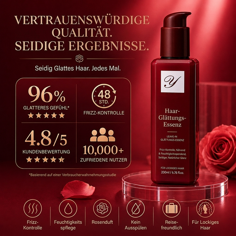 💆 Leave-In-Conditioner: 9 Pflanzenextrakte, glättet Frizz, Parfümqualität, 100/200ml