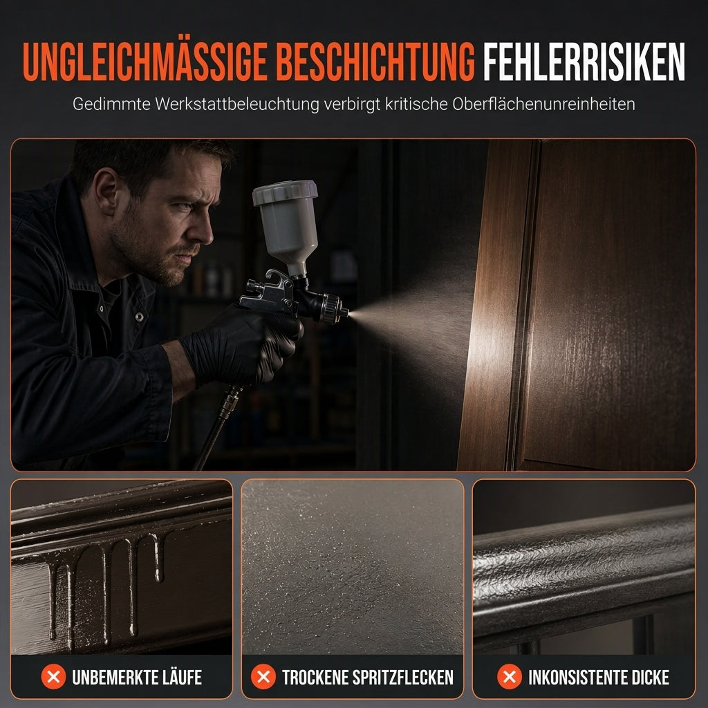 🎨 50% RABATT! 🔧 Leichtes Sprühpistolen-Set – Auto- & Möbel-Retusche, Zusatzbeleuchtung & Gleichmäßiger Lackauftrag 💡