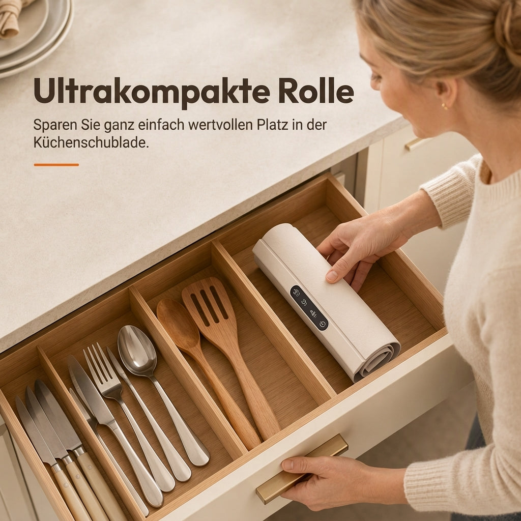 Faltbares Silikon-Warmhaltebrett für Speisen