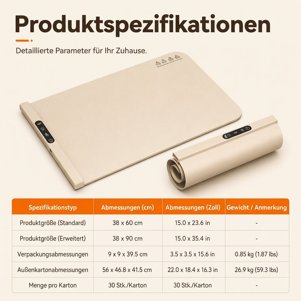 Faltbares Silikon-Warmhaltebrett für Speisen