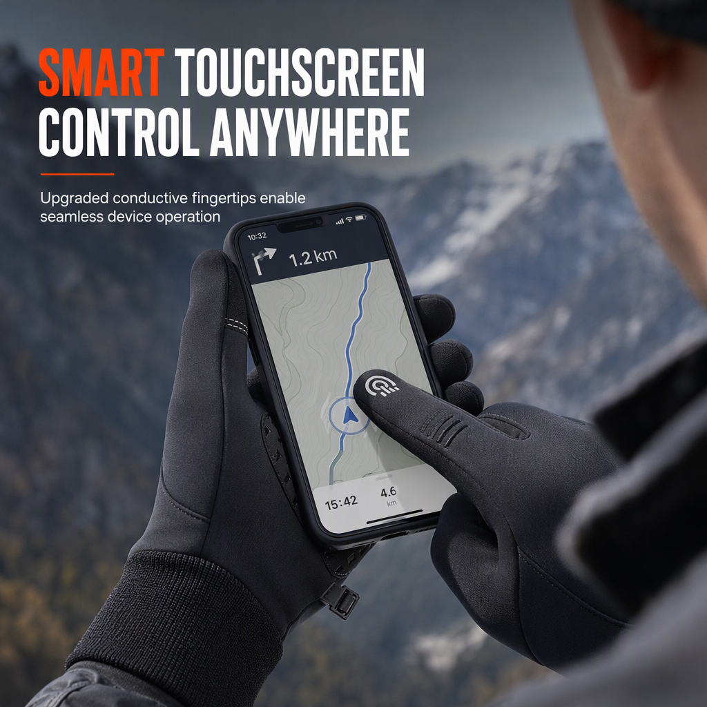 🧤 Thermo Winterhandschuhe, wasserabweisend, Touchscreen tauglich ❄️