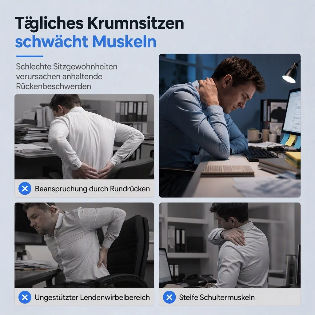 ✨ 50% RABATT! 🎽 Haltungskorrektur-Bandage – Atmungsaktiv, verstellbar & mit zusätzlicher Rückenstütze 💪