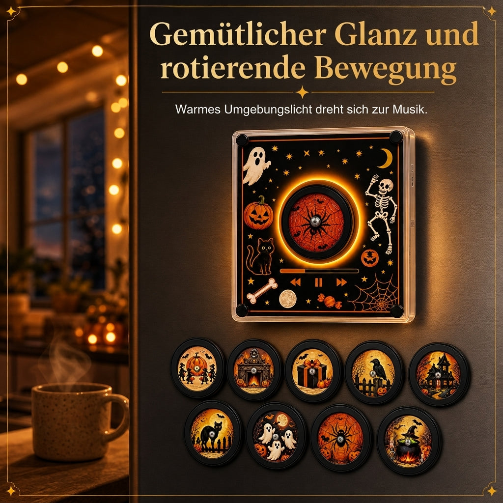 🎄Weihnachts-Schallplattenspieler-Kühlschrank Magnetische NFC-Musikbox Set🎶
