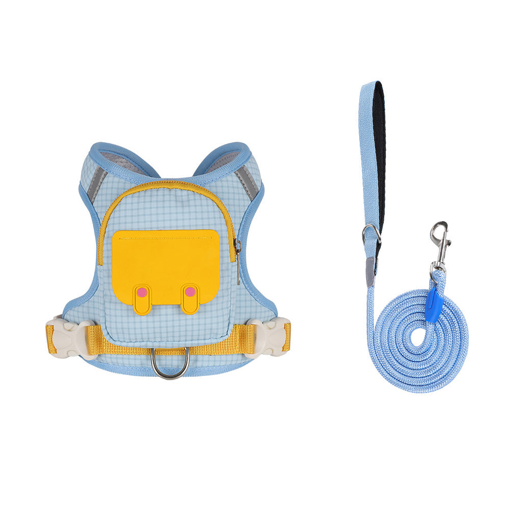 ⏳Zeitlich begrenztes Angebot⏳ 🐶 Geschirr mit Leine & Mini-Rucksack für kleine Hunde & Katzen – für Pudel, Bichon & Spitz, bequem & sicher