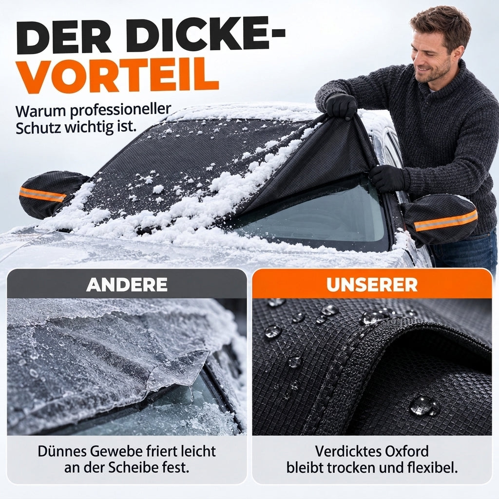 Ganzjährig abgedeckter, verdickter Auto-Windschutzscheibenschutz für Schnee, Frost und Sonnenschutz-Gcom