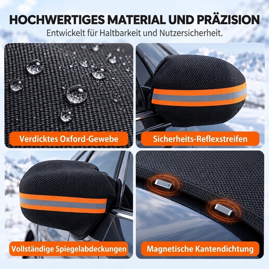 Ganzjährig abgedeckter, verdickter Auto-Windschutzscheibenschutz für Schnee, Frost und Sonnenschutz-Gcom