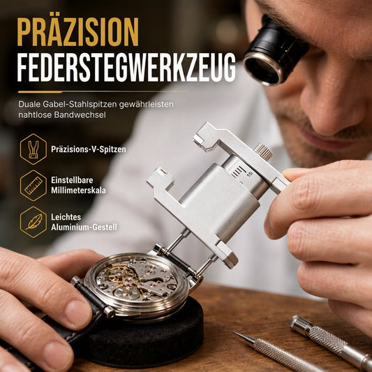 🔥50 % Rabatt🔥Uhren Reparaturwerkzeug V-förmige Federstangen-Zange und Pinzette Set zum Entfernen des Armbandes