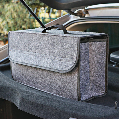🚗 50% RABATT! 📦 Faltbarer Kofferraum-Organizer – Praktisch & platzsparend ✨