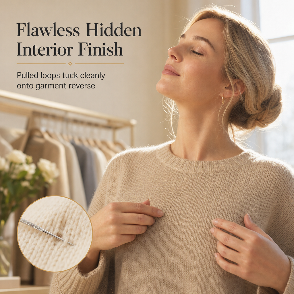 ⏳Zeitlich begrenztes Angebot⏳ Reparieren Sie beschädigte Strickwaren im Handumdrehen! 25-teiliges Set gerändelter Reparaturnadeln