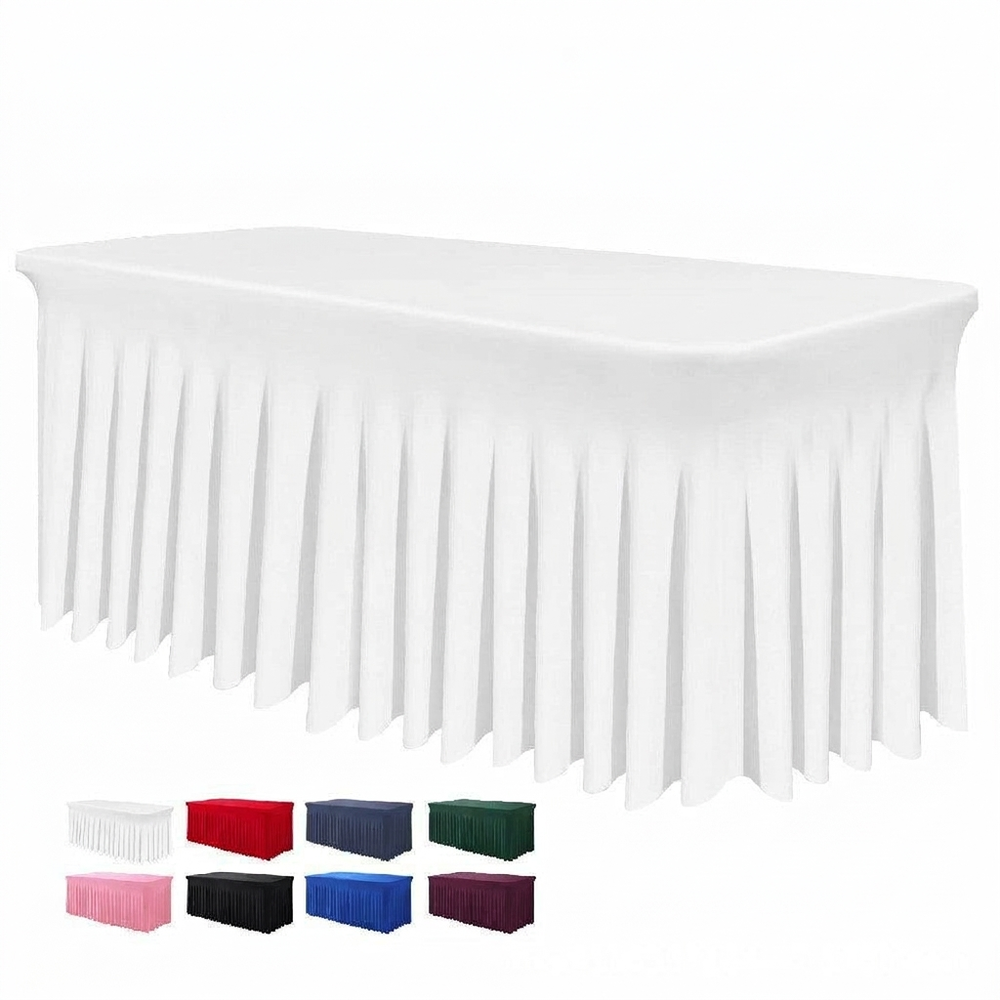 🎉 NUR FÜR KURZE ZEIT 50% RABATT! ✔ Plissee-Tischrock für Veranstaltungen – elegant, faltenfrei, wiederverwendbar 🎊
