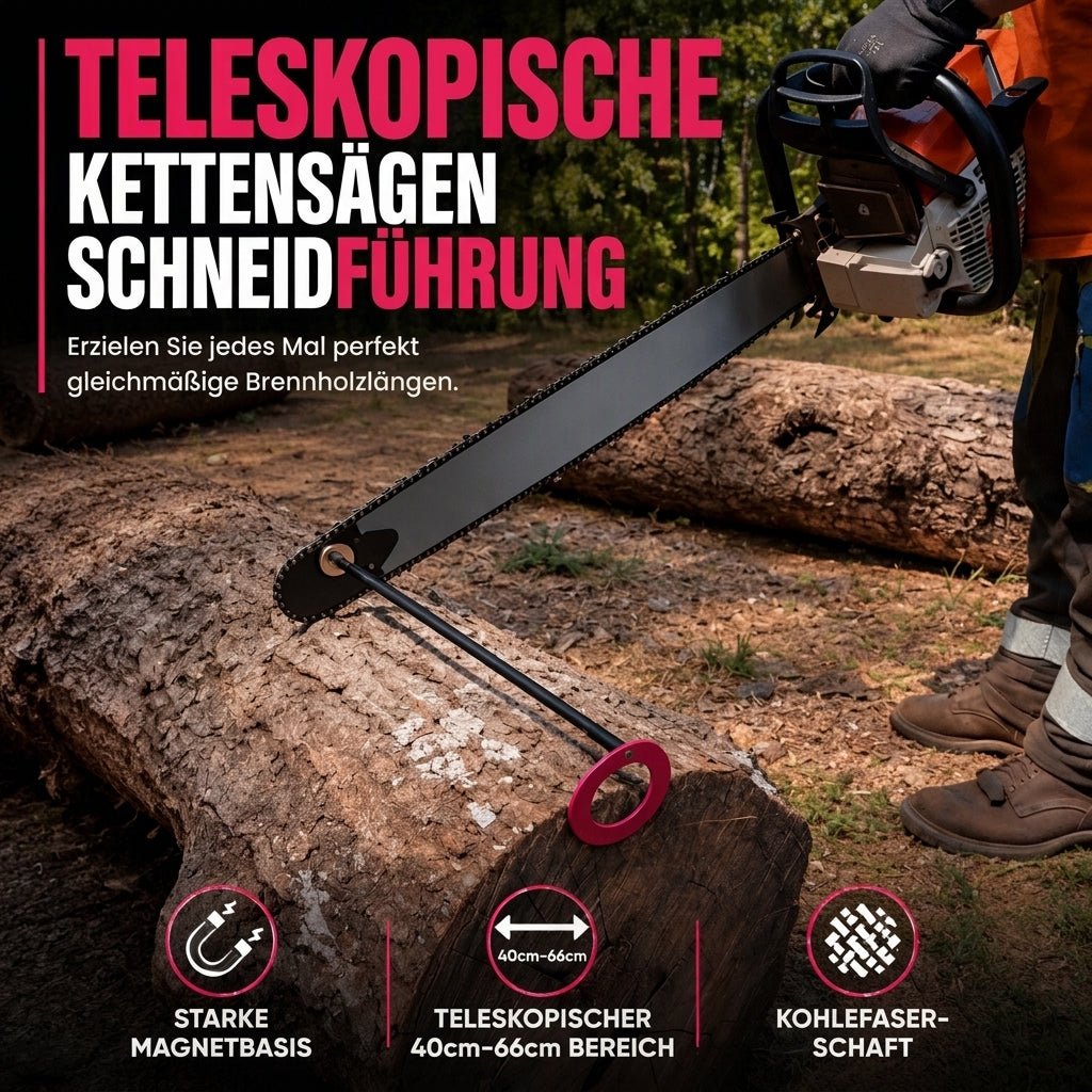 Kettensägen-Anriss- und Ausrichtungswerkzeug für Holzschnitt