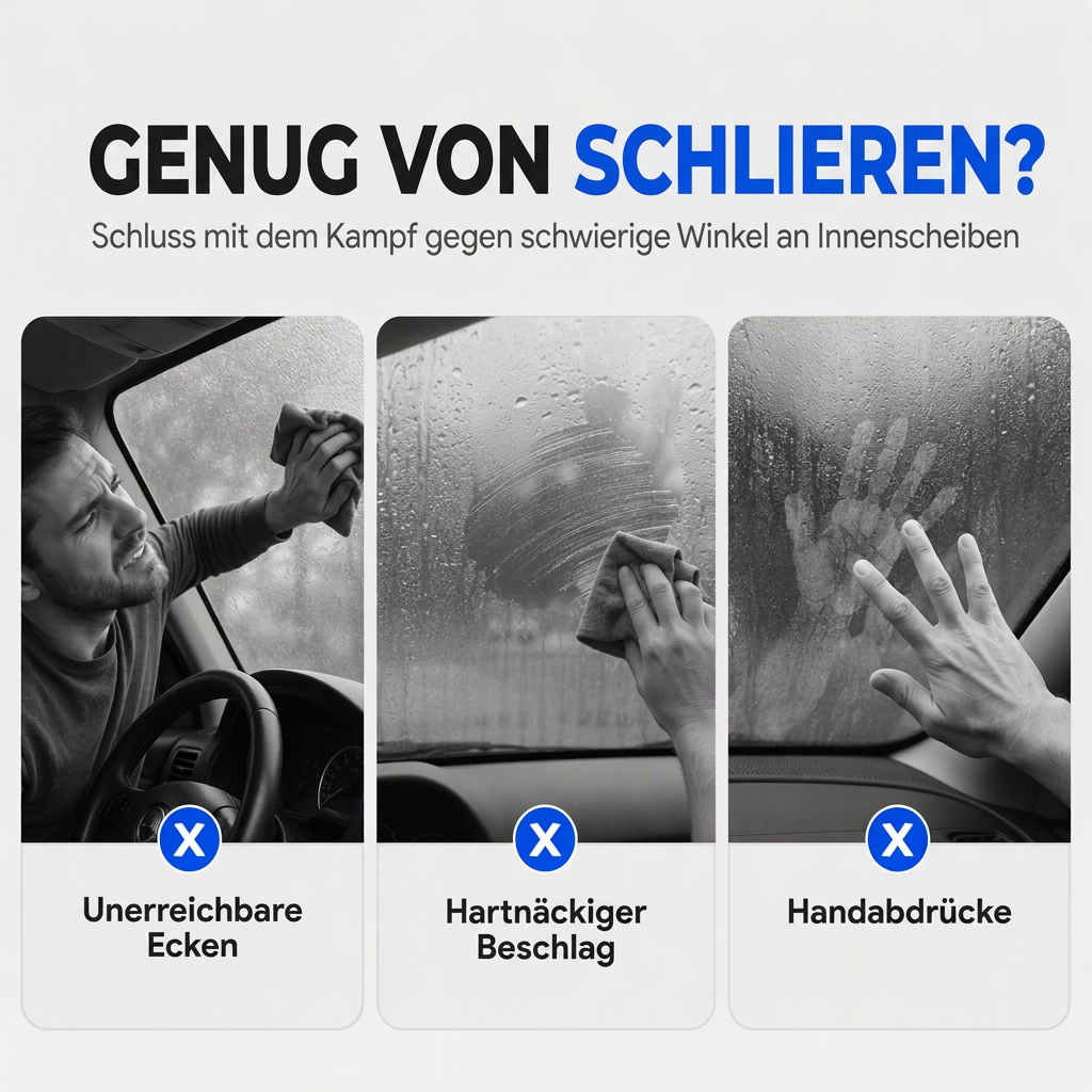 Ausziehbares Scheibenreinigungsgerät für die Windschutzscheibe