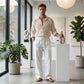 👖 50% RABATT! 🔥 Lässige, Lockere Hose mit Geradem Bein für Herren – Bequem, Vielseitig & Perfekt für Den Alltag 🏠